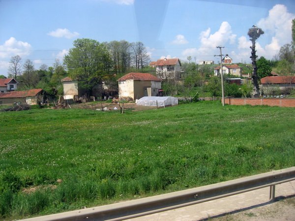 Косово из окна автобуса