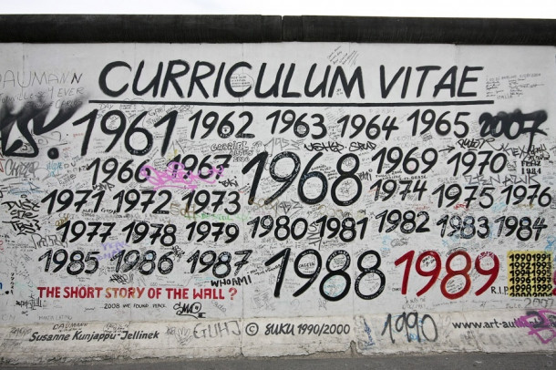 Берлинская стена: 20 лет спустя.