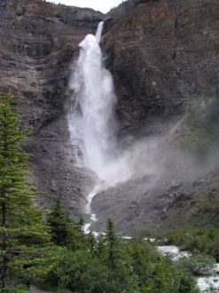 Канада. Поездка на водопады Takakkaw Falls