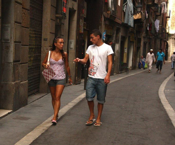 Фото людей из Барселоны